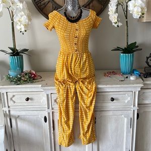 Yellow jumpsuit